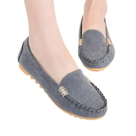 Women s Orthopedic Walking Loafer Fashion Appearance For Mother s Gift 36 Gray