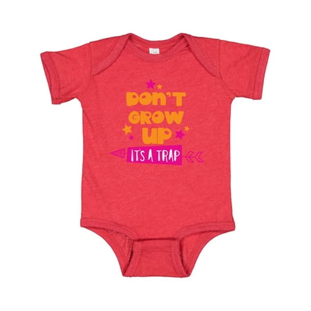 Inktastic Don t Grow Up It s A Trap Stars - Orange Pink Gift Baby Boy or Baby Girl Bodysuit
Inktastic Don t Grow Up It s A Trap Stars - Orange Pink Gift Baby Boy or Baby Girl Bodysuit
