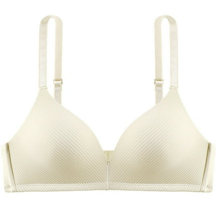 Striped Bra Smooth and Seamless Collection of Breast Soft and Comfortable Bra Underwear Girl Super Gathered Skin Color 38/85 AB Cup
Striped Bra Smooth and Seamless Collection of Breast Soft and Comfortable Bra Underwear Girl Super Gathered Skin Color 38/85 AB Cup