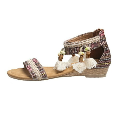 muxika Womens Fashion Bohemian Rhinestone Sandals Ethnic Wind Roman Flat Zip Sandals
muxika Womens Fashion Bohemian Rhinestone Sandals Ethnic Wind Roman Flat Zip Sandals