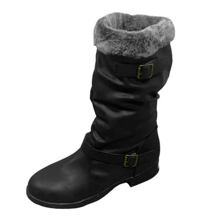 Tepsmf Winter Womens Winter Boots Women s Fashion Casual Winter Warm Middle Ankle Boots Low Heels Shoes
Tepsmf Winter Womens Winter Boots Women s Fashion Casual Winter Warm Middle Ankle Boots Low Heels Shoes