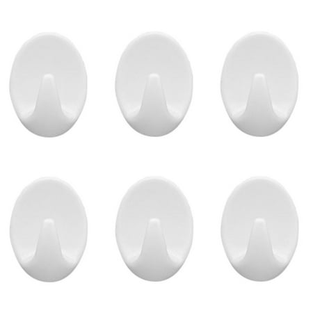 6PCS White Wall Hooks Self-adhesive Waterproof Oil Resistant Hooks Powerful Small Rails Reusable Hooks Kitchen Bathroom Office
6PCS White Wall Hooks Self-adhesive Waterproof Oil Resistant Hooks Powerful Small Rails Reusable Hooks Kitchen Bathroom Office