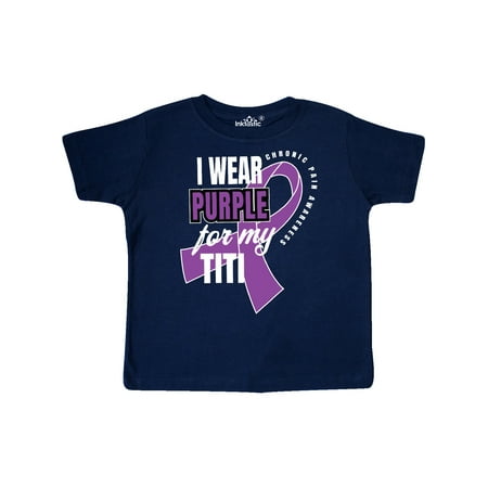 Inktastic Chronic Pain I Wear Purple For My Titi Gift Toddler Boy or Toddler Girl T-Shirt
Inktastic Chronic Pain I Wear Purple For My Titi Gift Toddler Boy or Toddler Girl T-Shirt