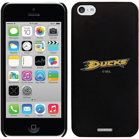 Anaheim Ducks Primary Logo Design on iPhone 5c Thinshield Snap-On Case by Coveroo