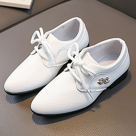 LYCAQL Boys Leather Shoes Spring and Autumn Stylish UK Wind Lace Up Children S Single Shoes Student Non Slip Kids Shoes Boys (White 29)
LYCAQL Boys Leather Shoes Spring and Autumn Stylish UK Wind Lace Up Children S Single Shoes Student Non Slip Kids Shoes Boys (White 29)