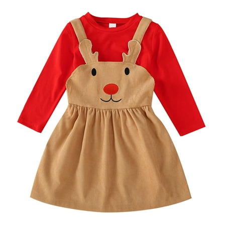 nsendm Dresses Xmas Kids Toddler Baby Girls Cartoon Long Sleeve Patchwork Princess Dress Christmas Infant Girl Christmas Dress Dress Red 3-4 Years
nsendm Dresses Xmas Kids Toddler Baby Girls Cartoon Long Sleeve Patchwork Princess Dress Christmas Infant Girl Christmas Dress Dress Red 3-4 Years