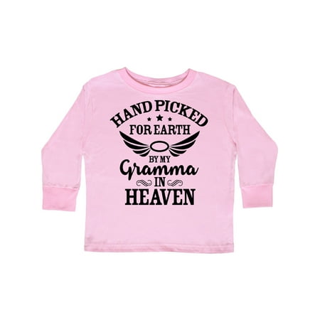 Inktastic Handpicked for Earth By My Gramma in Heaven with Angel Wings Gift Toddler Boy or Toddler Girl Long Sleeve T-Shirt
Inktastic Handpicked for Earth By My Gramma in Heaven with Angel Wings Gift Toddler Boy or Toddler Girl Long Sleeve T-Shirt