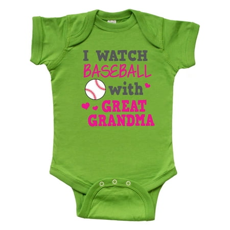 Inktastic I Watch Baseball with My Great Grandma Gift Baby Boy or Baby Girl Bodysuit
Inktastic I Watch Baseball with My Great Grandma Gift Baby Boy or Baby Girl Bodysuit