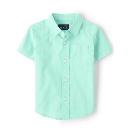 The Children s Place Toddler Boy s Short Sleeve Woven top Sizes 12M-5T