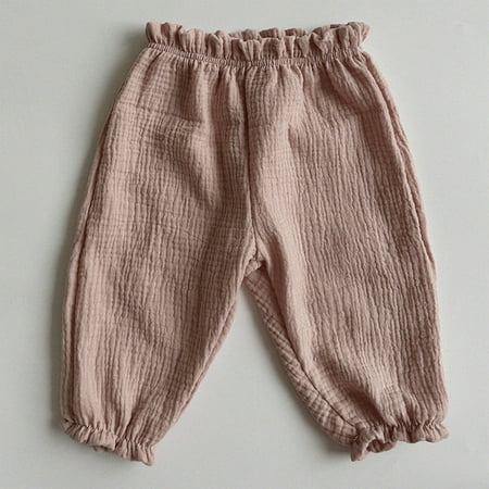 Ovbmpzd Tapered Pants for Infants Pink Comfy Ruffle Solid Pants Sweatpants for Toddlers 1 Years
Ovbmpzd Tapered Pants for Infants Pink Comfy Ruffle Solid Pants Sweatpants for Toddlers 1 Years