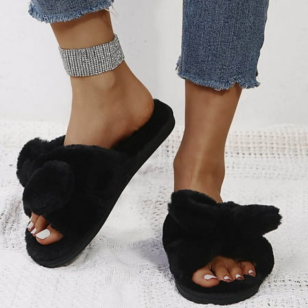 Aayomet Slippers For Women Slip On Women s Slip-On Cozy Slipper- Supporting Ladies Indoor/Outdoor Slippers that Include Three-Zone Comfort with Orthotic Insole Arch Support Medium Fit Black 9
Aayomet Slippers For Women Slip On Women s Slip-On Cozy Slipper- Supporting Ladies Indoor/Outdoor Slippers that Include Three-Zone Comfort with Orthotic Insole Arch Support Medium Fit Black 9