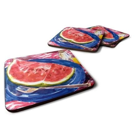 Carolines Treasures 6028FC Watermelon Foam Coaster Set of 4 3 1/2 x 3 1/2 multicolor
Carolines Treasures 6028FC Watermelon Foam Coaster Set of 4 3 1/2 x 3 1/2 multicolor