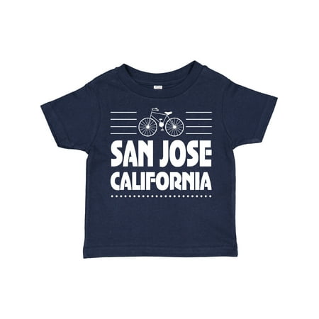 Inktastic San Jose California Biking Gift Toddler Boy or Toddler Girl T-Shirt
