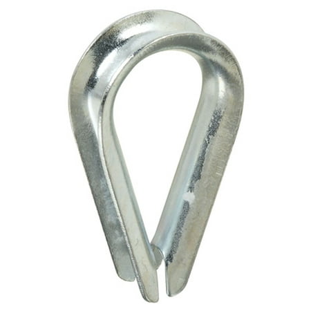 National 6PK 3232BC 1/4 Zinc Rope Thimble Designed For Forming An Eye Or Loop O
National 6PK 3232BC 1/4 Zinc Rope Thimble Designed For Forming An Eye Or Loop O