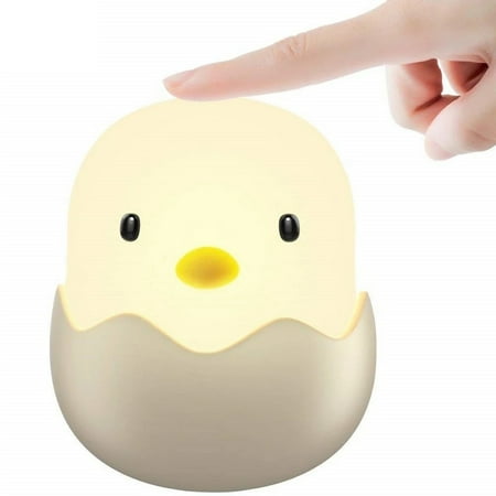 

Ledander Eggshell Chicken Emotion Creative Night Light Baby Feeding Bedside Cute Chick Lamps for Bedrooms