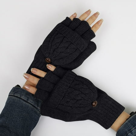 CHGBMOK Winter Gloves Ms. Lovely Five F-ingers Thin Wool Knitted Gloves Half-finger Flip Gloves on Clearance
CHGBMOK Winter Gloves Ms. Lovely Five F-ingers Thin Wool Knitted Gloves Half-finger Flip Gloves on Clearance