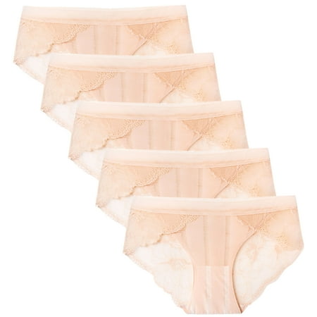 YWDJ High Waisted Underwear for Women Sexy Ladies Transparent Lace Panties Cotton Hollow Breathable Quality Underpants Khaki L
YWDJ High Waisted Underwear for Women Sexy Ladies Transparent Lace Panties Cotton Hollow Breathable Quality Underpants Khaki L