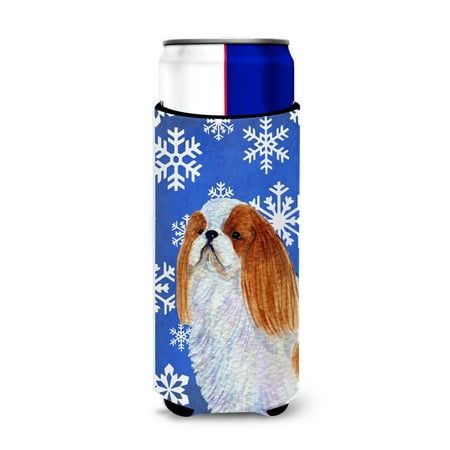 Caroline s Treasures SS4645MUK English Toy Spaniel Winter Snowflakes Holiday Ultra Hugger for slim cans Slim Can
Caroline s Treasures SS4645MUK English Toy Spaniel Winter Snowflakes Holiday Ultra Hugger for slim cans Slim Can