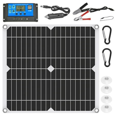 Rnlawks Solar Panel Kit Monocrystalline Silicone Solar Panel Module Portable Waterproof Solar Battery Charger with Charge Controller Car Charger for Electric Car Boat Light
Rnlawks Solar Panel Kit Monocrystalline Silicone Solar Panel Module Portable Waterproof Solar Battery Charger with Charge Controller Car Charger for Electric Car Boat Light