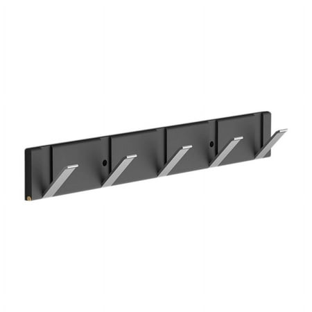 Space Saving Hook Rack Wall Mounted Floating Coat Hanger Space Aluminum Foldable Hook Rack for Home Black and Silver Hook Drill Hole Or Drill Free Installation
Space Saving Hook Rack Wall Mounted Floating Coat Hanger Space Aluminum Foldable Hook Rack for Home Black and Silver Hook Drill Hole Or Drill Free Installation