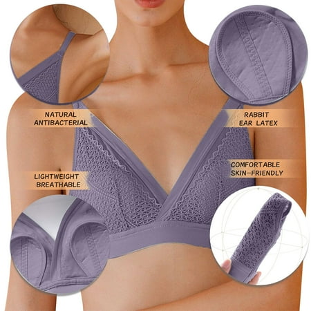 OVTICZA Women s Bras Padded T Shirt Bras No Underwire Plunge Full-Coverage Extreme Lift Underwire Bra Light Purple 36
OVTICZA Women s Bras Padded T Shirt Bras No Underwire Plunge Full-Coverage Extreme Lift Underwire Bra Light Purple 36