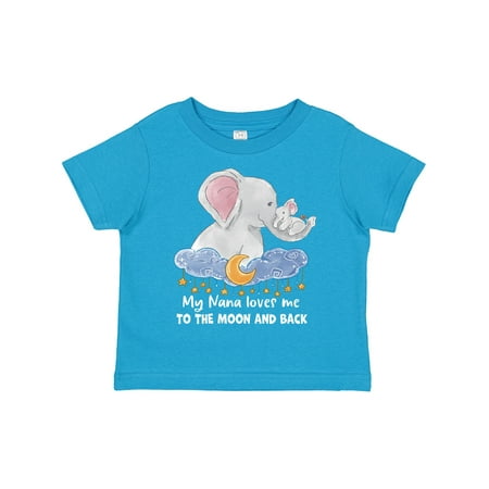 Inktastic My Nana Loves Me to the Moon and Back Elephant Family Gift Toddler Boy or Toddler Girl T-Shirt
Inktastic My Nana Loves Me to the Moon and Back Elephant Family Gift Toddler Boy or Toddler Girl T-Shirt