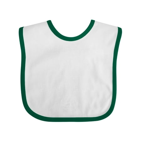 Inktastic Volleyball Hair Gift Baby Girl Bib