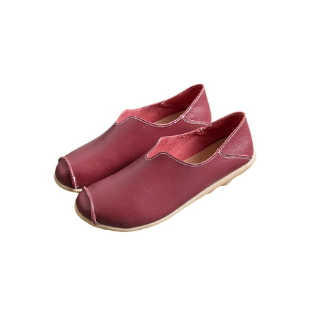 Ritualay Womens Driving Shoes Comfort Flats Slip On Loafers Classic Lightweight Casual Shoe Women Ladies Leather Wine Red 8.5
Ritualay Womens Driving Shoes Comfort Flats Slip On Loafers Classic Lightweight Casual Shoe Women Ladies Leather Wine Red 8.5