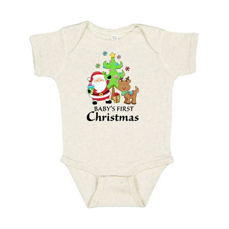 Inktastic Baby s 1st Christmas with Santa Reindeer and Tree Gift Baby Boy or Baby Girl Bodysuit
Inktastic Baby s 1st Christmas with Santa Reindeer and Tree Gift Baby Boy or Baby Girl Bodysuit