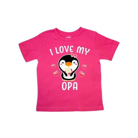 Inktastic I Love My Opa with Cute Penguin and Hearts Gift Toddler Toddler Girl T-Shirt
Inktastic I Love My Opa with Cute Penguin and Hearts Gift Toddler Toddler Girl T-Shirt