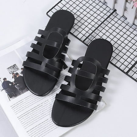 absuyy Womens Wedge Sandals Open Toe Fashion Casual Summer Slide Sandals #884 Black
absuyy Womens Wedge Sandals Open Toe Fashion Casual Summer Slide Sandals #884 Black