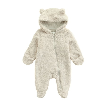 Newborn Infant Baby Boy Girl Cute Fall Winter Romper Fluffy Long Sleeve Jumpsuit 3D Bear Ear Onesies
Newborn Infant Baby Boy Girl Cute Fall Winter Romper Fluffy Long Sleeve Jumpsuit 3D Bear Ear Onesies