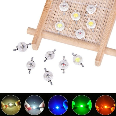 10pcs 1W High-Power Led Lamp Highlighting Lights Bead High-Power Lamp Bead