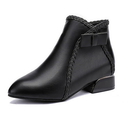 Ediodpoh Women s Autumn And Winter Fashion Leather Ankle Boots Casual Comfortable Boots Boots for Lady Black 7.5
Ediodpoh Women s Autumn And Winter Fashion Leather Ankle Boots Casual Comfortable Boots Boots for Lady Black 7.5