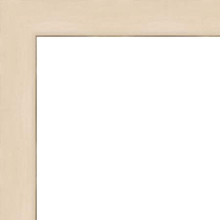 5x7 Flat White Wash Wood Frame - "The Edge" Medium - Great for Posters, Photos, Art Prints, Mirror, Chalk Boards, C