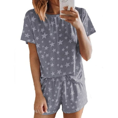 2Pcs Casual Baggy Pajama Set For Women Button Sleepwear Set Short Sleeve Tops + Shorts Summer Comfy Nightwear Sleepwear Ladies Neck T Shirt Short Trousers Homewear
2Pcs Casual Baggy Pajama Set For Women Button Sleepwear Set Short Sleeve Tops + Shorts Summer Comfy Nightwear Sleepwear Ladies Neck T Shirt Short Trousers Homewear
