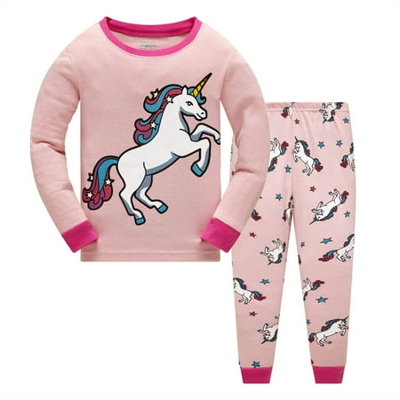 Girls Pajamas Sets Long Sleeve Unicorn Pajamas 100% Cotton Kids Clothes Toddler Sleepwear 7T
Girls Pajamas Sets Long Sleeve Unicorn Pajamas 100% Cotton Kids Clothes Toddler Sleepwear 7T