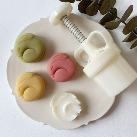 Plastic Easy Demoulding Green Bean Pastry Cute Hand-Pressed Party 3D Cookie Die Mooncake Mould Baking Tools Embossing Molds WHITE D
Plastic Easy Demoulding Green Bean Pastry Cute Hand-Pressed Party 3D Cookie Die Mooncake Mould Baking Tools Embossing Molds WHITE D