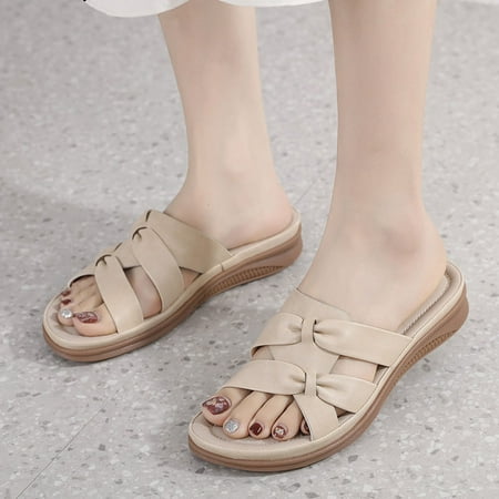 Women Sandals Clearance 2023! Pejock Women s Platform Wedge Sandals with Arch Support Casual Lightweight Flip-flops Comfortable Wedge Heels Solid Color Sandals Shoes Non-Slip
Women Sandals Clearance 2023! Pejock Women s Platform Wedge Sandals with Arch Support Casual Lightweight Flip-flops Comfortable Wedge Heels Solid Color Sandals Shoes Non-Slip