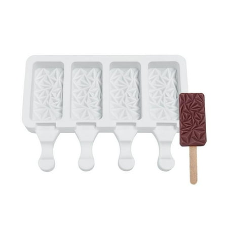 TRINGKY 4 Cavities Hill Popsicles Mold Non-stick Silicone Ice Cream Mold Homemade DIY Dessert Juice Ice-Pop Molds for Kids
TRINGKY 4 Cavities Hill Popsicles Mold Non-stick Silicone Ice Cream Mold Homemade DIY Dessert Juice Ice-Pop Molds for Kids