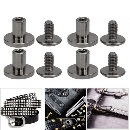 Tebru 50 Sets Of Silver Chicago Screws 8mm Screw Post Metal Screw Mixed Color Binding Screw Leather Screw Nail Rivet Button
Tebru 50 Sets Of Silver Chicago Screws 8mm Screw Post Metal Screw Mixed Color Binding Screw Leather Screw Nail Rivet Button