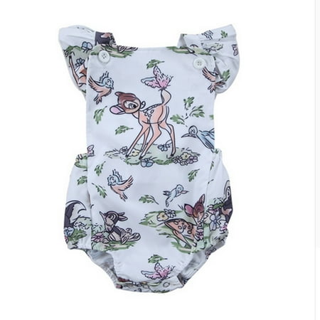 Styles I Love Infant Baby Girls Holiday Reindeer Ruffled Cross Straps Backless Summer Romper (80/6-12 Months) White
Styles I Love Infant Baby Girls Holiday Reindeer Ruffled Cross Straps Backless Summer Romper (80/6-12 Months) White