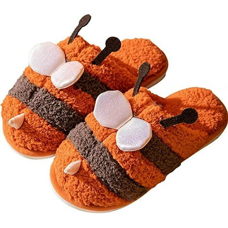shuwee Women Cute Bee Slippers Soft Fluffy Plush Fur Cozy House Slide Warm Memory Foam Anti-Slip Shoes
shuwee Women Cute Bee Slippers Soft Fluffy Plush Fur Cozy House Slide Warm Memory Foam Anti-Slip Shoes
