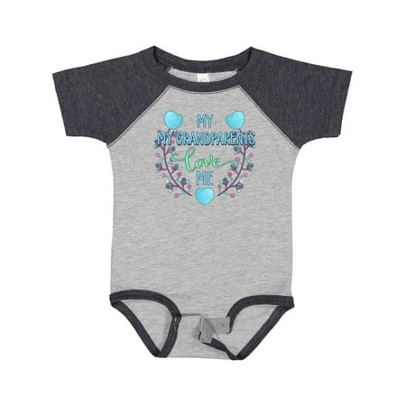 Inktastic My Grandparents Love Me- Painted Flowers and Hearts Gift Baby Boy or Baby Girl Bodysuit 
Inktastic My Grandparents Love Me- Painted Flowers and Hearts Gift Baby Boy or Baby Girl Bodysuit
