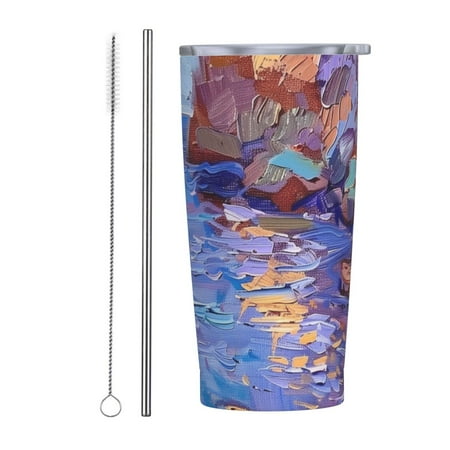 Coastal : Boats Water and 20 oz stainless steel insulated cup with handle lid and straw suitable for home office or car black
Coastal : Boats Water and 20 oz stainless steel insulated cup with handle lid and straw suitable for home office or car black