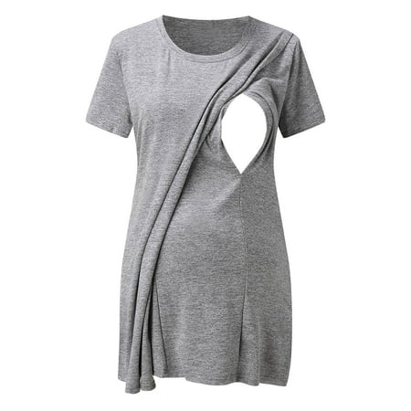 NECHOLOGY plus Maternity Women s Maternity Wrap Top Cap Sleeves Double Layer Solid Blouse T plus Size Maternity Hoodie Grey Large
NECHOLOGY plus Maternity Women s Maternity Wrap Top Cap Sleeves Double Layer Solid Blouse T plus Size Maternity Hoodie Grey Large