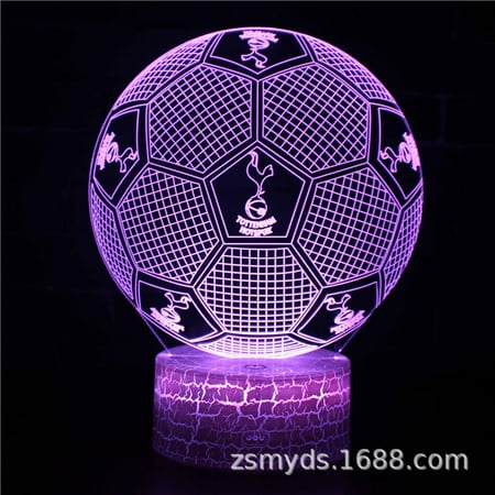 Kids Night Lights 3D Football Birthday Christmas Valentine s Day Gifts for Sports Fans Boys Girls Crack Base: Tricolor + Touch(MY-402)
Kids Night Lights 3D Football Birthday Christmas Valentine s Day Gifts for Sports Fans Boys Girls Crack Base: Tricolor + Touch(MY-402)