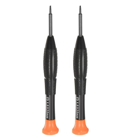 Precision Slotted Screwdriver 1.5mm Flat Head Swivel Lid Nonslip Plastic Handle 2 Pack
Precision Slotted Screwdriver 1.5mm Flat Head Swivel Lid Nonslip Plastic Handle 2 Pack