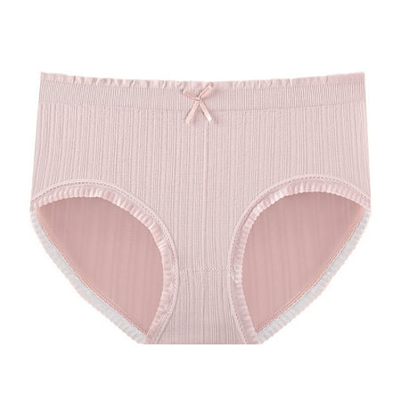 dianhelloya Bowknot Decor Mid-rise Cotton Crotch Women Briefs Soft Solid Color Lace Trim Panties
dianhelloya Bowknot Decor Mid-rise Cotton Crotch Women Briefs Soft Solid Color Lace Trim Panties