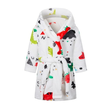 RPVATI Toddler Baby Child Children Kids Fleece Long Sleeve Bathrobe With Belt Thicken Animal Printed Hooded Bath Robe 1Y-10Y
RPVATI Toddler Baby Child Children Kids Fleece Long Sleeve Bathrobe With Belt Thicken Animal Printed Hooded Bath Robe 1Y-10Y